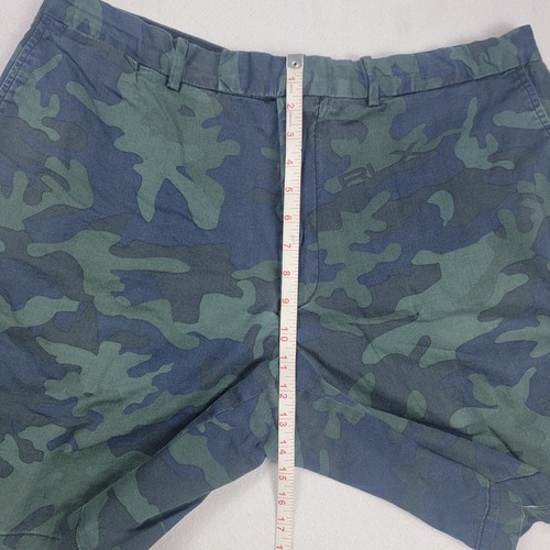 Ralph Lauren RLX Performance Chino Shorts Men's 40 Blue Camouflage 100% Cotton - Picture 13 of 13