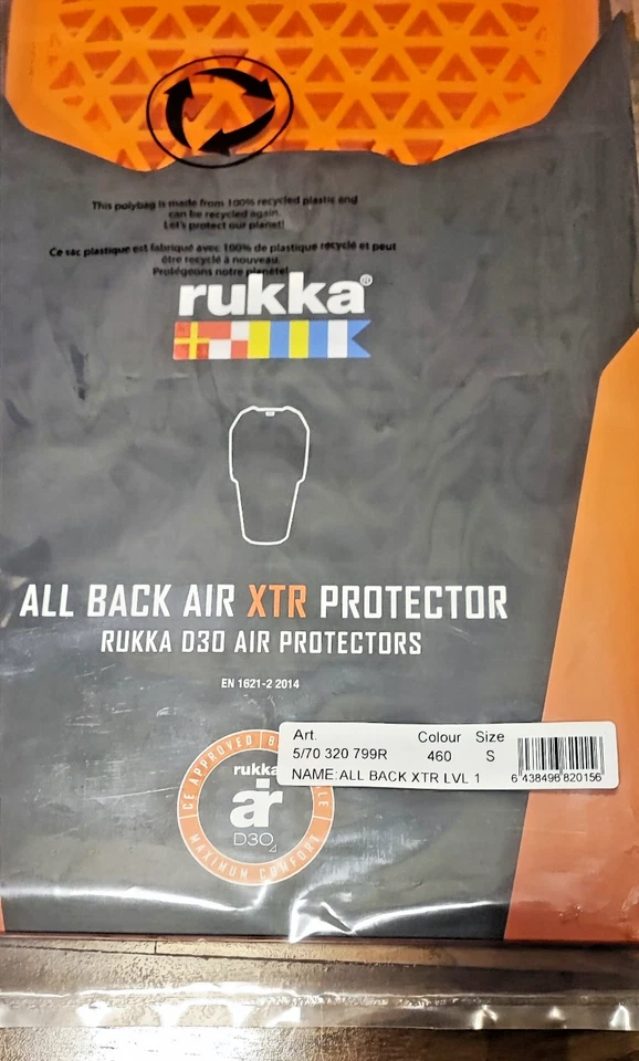 Rukka D3O Air All Back XTR LV1 - tg. S - Immagine 3 di 3