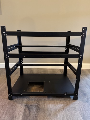 Boîtier de minage en acier Up jusqu'à 8 GPU Mining Rig Frame pour