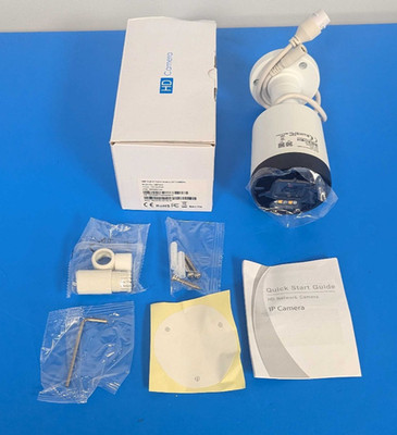 X-Series 4MP Fixed Lens IP Network Bullet Camera CCTV IR MIC - READ DESCRIPTION!