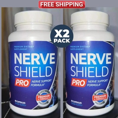 2 Packs Nerve Shield Pro Advanced New Formula for Neuropathy  Exp: 30/12/2027