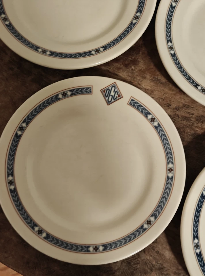 Juego De 5 Placas De Colección Lamberton De 7' DE DGC (CLUB DE GOLF DETROIT) Foto 3 de 4