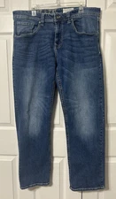 TK AXEL Men’s Slim Boot Cut Med Wash Jeans Size 38 X 32