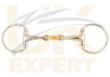 Eggbutt Copper Link Snaffle Bits, UK Expert Horse Riding Lozenge Snaffle Bits