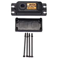 Savox SAV-CASE-SA1231SG - Top & Bottom Replacement Servo Case w/ 4 Screws - SAVC