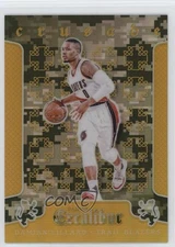 2015-16 Panini Excalibur Crusade Camo Damian Lillard #58 3o2