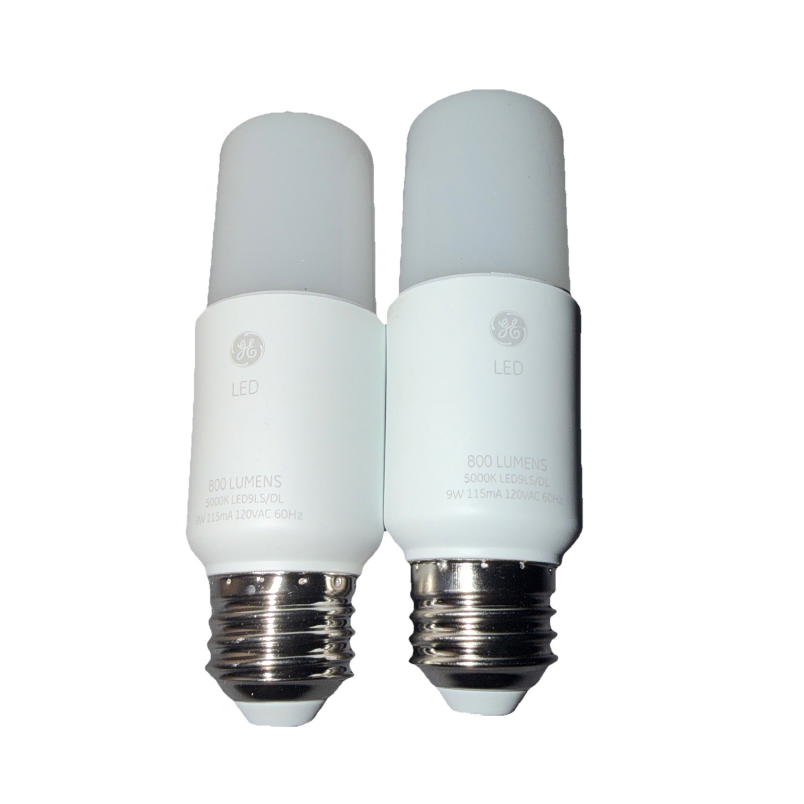 GE LED Bright Stik 60w 9w 800 Lumens 2 Pack