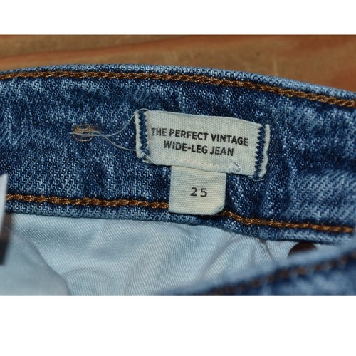 Madewell Women's 25 (25x28 actual) Wide Leg Perfect Vintage Denim Jeans - Picture 6 of 9