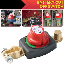 Top Post Battery Disconnect Switch 12-48V Marine Battery Cut-Off Switch Isolator