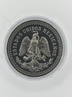 2021 100th Anniversary Mexico 50 Pesos Coin 2 oz Silver Antiqued