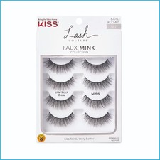 KISS Lash Couture Faux Mink Little Black Dress False Eyelashes 4 Pairs