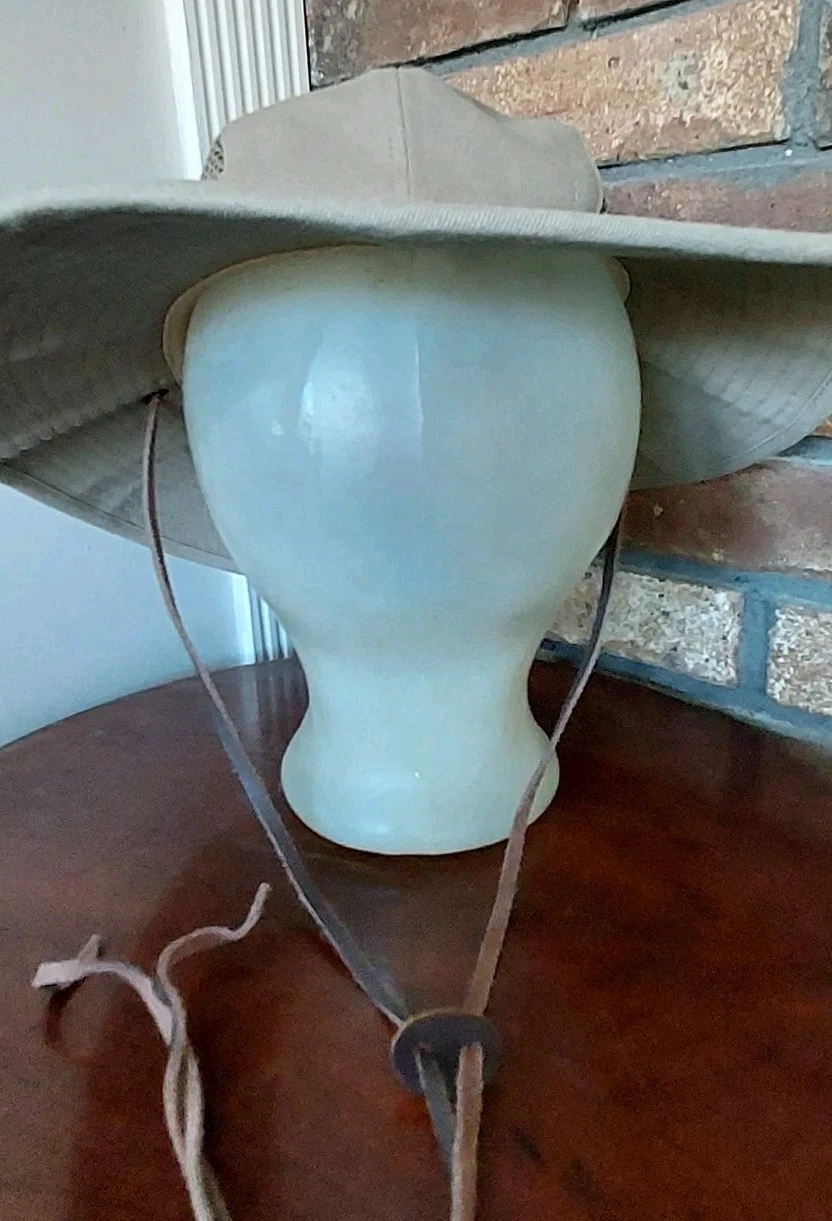 Duluth Trading Mens Khaki Beige Safari Fishing Outdoor Cotton Mesh Sun Hat Large