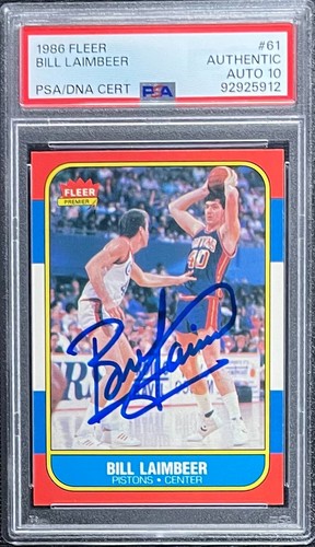 1986 Bill Laimbeer #61