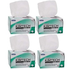 Kimwipes Delicate Task Wipes Tissue Kimtech Wipe Science Kimberly 34120, 4 Boxes