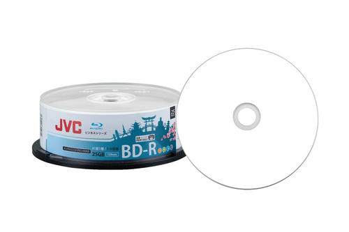 25 JVC KENWOOD Blu Ray 4x RITEK PRO Inkjet Drukowane puste płyty BDR BD-R 25GB - Zdjęcie 1 z 2