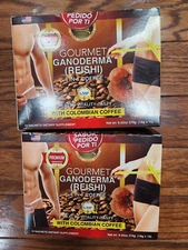 2 ETERNAL GOURMET GANODERMA 4 IN 1 COLOMBIAN COFFEE 15 SACHETS ORIGINAL GANODERM