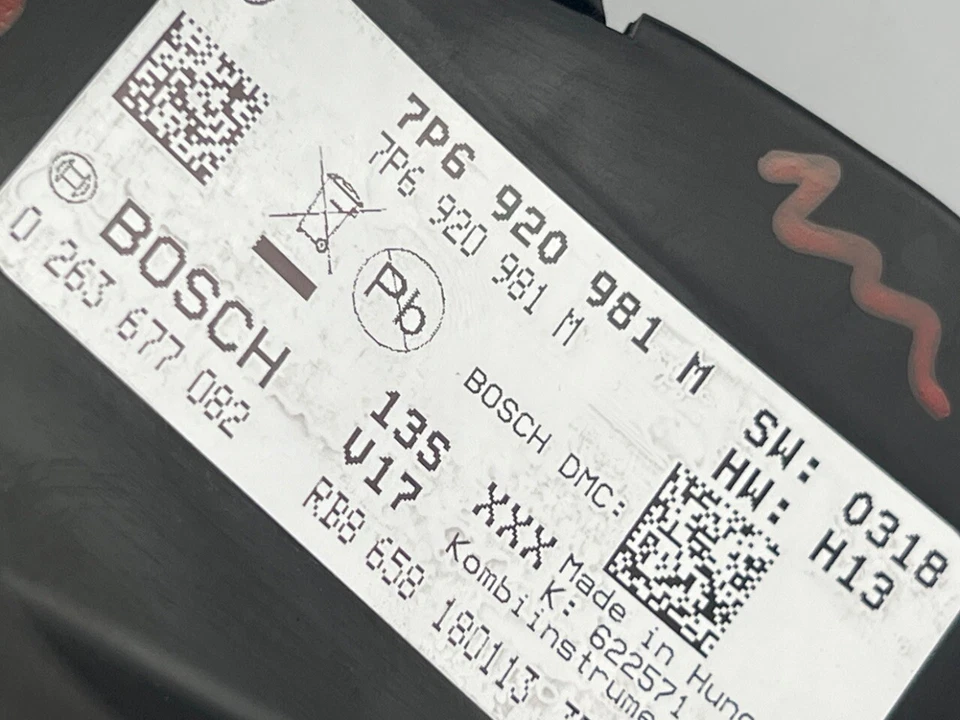 Volkswagen Touareg 2014 3,0D-A V6 tablero relojes/velocímetro 7P6 920 981 M Foto 3 de 4