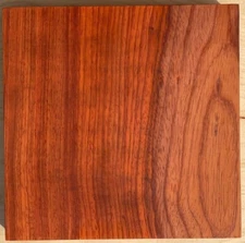 10-3/16" x 10-3/16" x 2" African Padauk Bowl Turning Blank Square Carving Block 