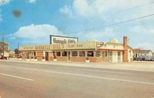 Lindenhurst Long Island New York Barnacle Bill's Clam Bar Postcard AA40741