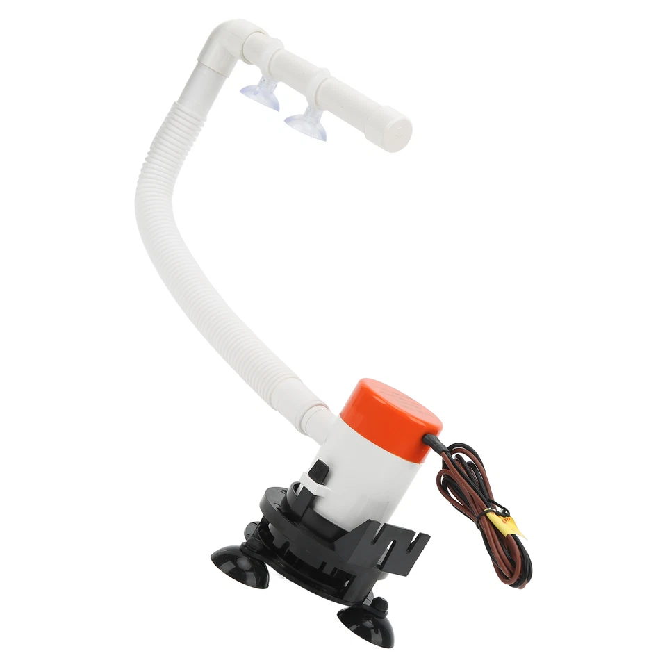 .* Bait Pump 12V 350GPH Maximum Flow Portable Boat Tank Fish Saver Aerator For - image 4 of 4