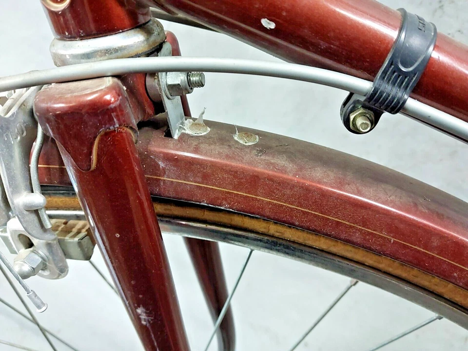 Bicicleta Schwinn World Tourist Cruiser 1982 53 cm pequeña 10 SPD con orugas de acero barcos EE. UU. Foto 4 de 4