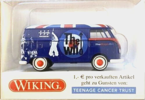 WIKING VW T1 "THE WHO" BUS 1:87 "TEENAGE CANCER TRUST" - FROM/VON 2008 - OVP/MIB - Bild 6 von 9
