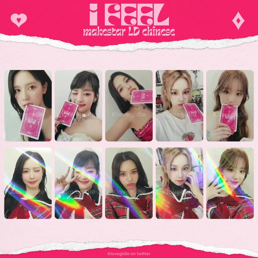 G)-IDLE GIDLE 6TH MINI ALBUM I FEEL MAKESTAR LD CHINESE