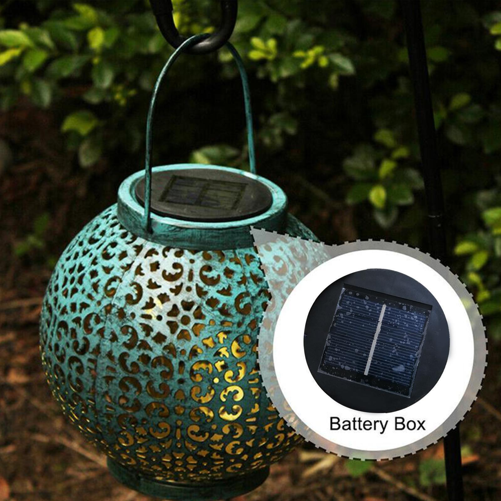 Round Replacement Garden Solar LED Light Battery Box UK FREE Lamp K5S7