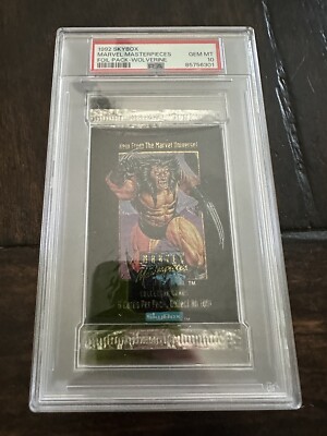 (1) PSA Graded 10 Wolverine Pack 1992 SkyBox Marvel Masterpieces Joe Jusko