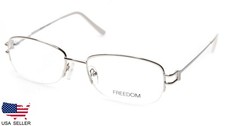 NEW FREEDOM collection GO-4009 SIL/WHT SILVER WHITE EYEGLASSES 54-18-135 B35mm
