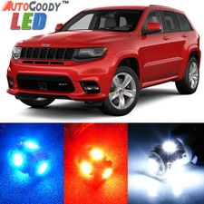 15 x Premium Xenon White LED Lights Interior Package Upgrade Jeep Grand Cherokee