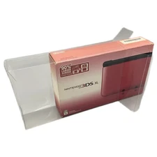 1X Box Protector Clear Cases For ORIGINAL NINTENDO 3DS XL. NTSC SIZE ONLY!