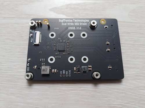 Raspberry Pi 5 Geekworm X1005 Dual NVME SSD Shield + P580-V2 Case - Bild 2 von 4