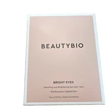 BeautyBio Bright Eyes Depuffing + Brightening Eye Gels - Box of 8 Pairs - Sealed