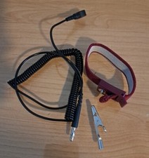 Anti Static ESD Adjustable Wrist Strap W/Cord Maroon (Qty 3)