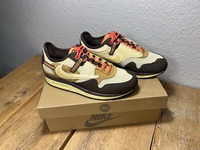 Nike Air Max 1  Baroque Brown/Lemon Drop-Wheat  x Travis Scott EU 41 / US 8