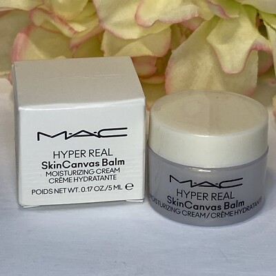 MAC Hyper Real Skincanvas Balm Moisturizing Cream Niacinamide .17oz NIB FreeShip