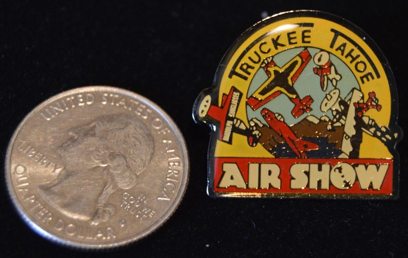 TRUCKEE TAHOE AIRSHOW HAT PIN~SUPER COOL~BY MAJESTIC MARKETING~SAN RAFAEL, CA