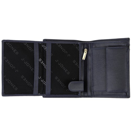 J.JONES Herren Geldbörse RFID Leder Portemonnaie Geldbeutel Geldsack Brieftasche - Picture 35 of 44