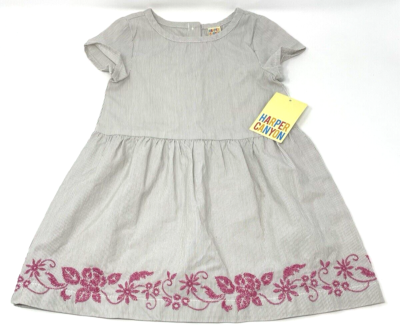 Harper Canyon Nordstrom Baby Girl Shortsleeve Dress 18M Gray with Embroidery NWT | eBay Harper Canyon Nordstrom Baby Girl Shortsleeve Dress 18M Gray with Embroidery NWT | eBay