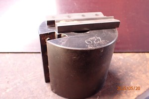 LOT 720 WEINIG 122 MM X100 MM X 1-1/2" ARBOR BORE CORRUGATED MOLDING KNIFE HEAD