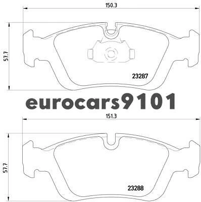 Передние тормозные колодки с датчиком колодки BMW 323Ci 328Ci Hella 34351164371 34116761244 - Изображение 4 из 4