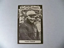 1973-79 TCMA All Time Greats card Frank Chance Chicago Cubs