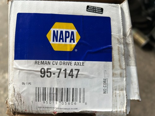 GL10-54+ NAPA 93-02 MERCURY VILLAGER-MINI VAN/93-02 NISSAN QUEST CV AXLE 95-7147 - Picture 2 of 2