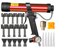 Pistola de pegamento de vidrio neumática ajustable pistola de goma de aire herramienta pistola selladora de costuras de silicona