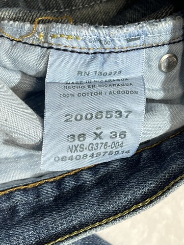 Lee Jeans, Men’s 36 X 36 Relaxed Fit, Straight Leg, Medium Wash Blue - Picture 6 of 8