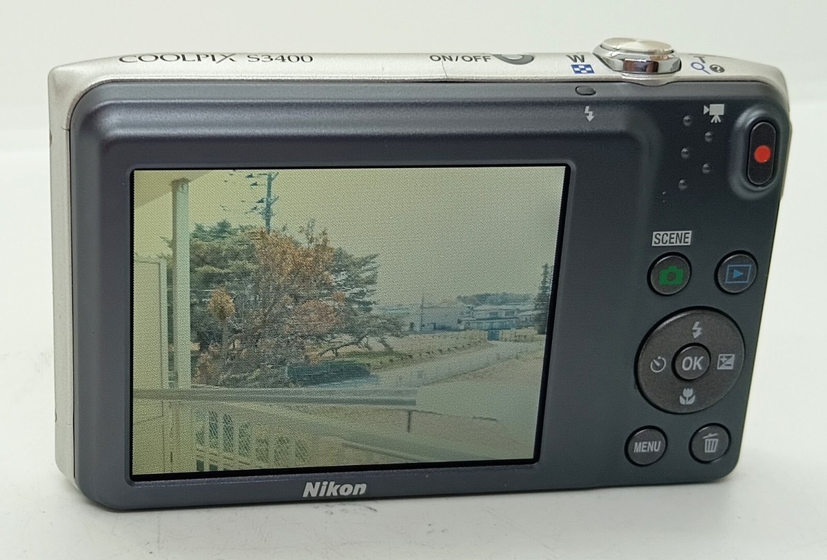 NearMINT] Nikon Coolpix S3400 Digital Camera 20.1 MP silver