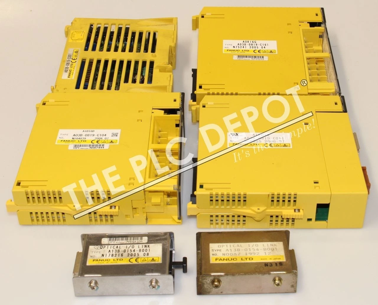 ASSORTED FANUC Cards A03B-0815-C001 0819-C104 C161 C011 A13B-0154-B001
