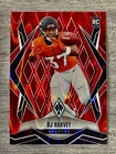 2025 Panini Phoenix Football Red Seismic RJ Harvey #176
