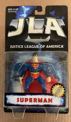 SUPERMAN ACTION FIGURE (1998) Hasbro; JLA Justice League of America Series; MOC